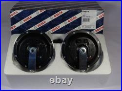 Old style Bosch Vintage Chrome Horn set Classic MERCEDES Benz Free P&P
