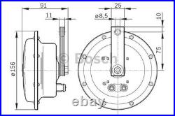 Old style Bosch Vintage Chrome Horn set Classic MERCEDES Benz Free P&P