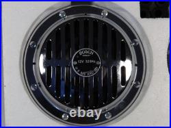 Old style Bosch Vintage Chrome Horn set Classic MERCEDES Benz Free P&P