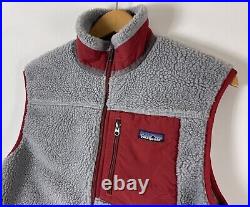 Patagonia Mens M Classic Retro-X Insulated Vest Jacket MEDIUM gray deep pile