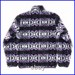 Patagonia Mens Medium Classic Retro-X Cardigan Deep Pile Fleece Jacket Purple