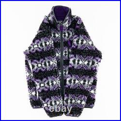 Patagonia Mens Medium Classic Retro-X Cardigan Deep Pile Fleece Jacket Purple