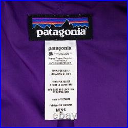 Patagonia Mens Medium Classic Retro-X Cardigan Deep Pile Fleece Jacket Purple