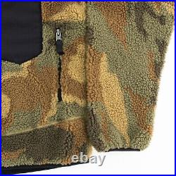 Patagonia Mens Medium Classic Retro-X Jacket Deep Pile Fleece Camo Kansas Sky