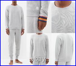 Paul Smith Stripes Jersey Sweatshirt Lounge-Shirt Sweater Jumper BNWT M