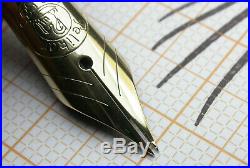 Pelikan M400 Old Style Flexible 14c 585 Gold Ef Vintage Extra Fine Nib Only Part
