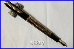 Pelikan M400 (Old Style) Gunther Wagner Vintage Fountain Pen Tortoise Brown -NOS