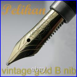 Pelikan M400 Vintage Old Style 14c 585 Broad Gold Nib Spare Part Fountain Pen B