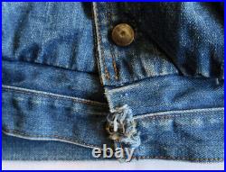 Pepe Jeans Vintage Denim Jacket 1980's Old Worn In Pants Style Funky Cool Preppy