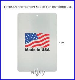 Personalized Vintage Garden Retro Metal Sign Old Fashioned Wall Decor Gift