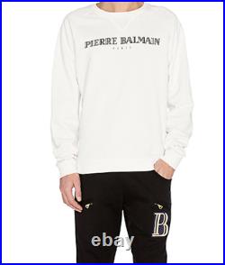 Pierre Balmain Iconic Logo Sweatshirt Jumper Sweater Pullover BNWT