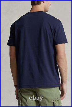 Polo Ralph Lauren 90s Big Logo Retro Tee T-Shirt Shirt Classic Fit Pure Cotton M