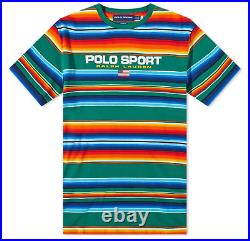 Polo Ralph Lauren Desert Awning Stripe Forest Tee T-shirt Shirt Classic Fit XL