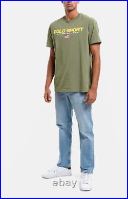 Polo Ralph Lauren Flag Logo Tee T-Shirt Classic Fit Pure Cotton Top BNWT