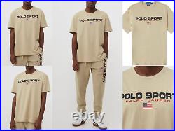 Polo Ralph Lauren Flag Logo Tee T-Shirt Classic Fit Pure Cotton Top BNWT L