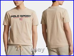 Polo Ralph Lauren Flag Logo Tee T-Shirt Classic Fit Pure Cotton Top BNWT L