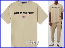 Polo Ralph Lauren Flag Logo Tee T-Shirt Classic Fit Pure Cotton Top BNWT L