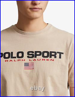 Polo Ralph Lauren Flag Logo Tee T-Shirt Classic Fit Pure Cotton Top BNWT L