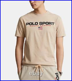 Polo Ralph Lauren Flag Logo Tee T-Shirt Classic Fit Pure Cotton Top BNWT L