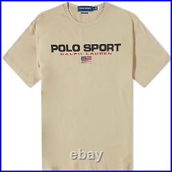 Polo Ralph Lauren Flag Logo Tee T-Shirt Classic Fit Pure Cotton Top BNWT L