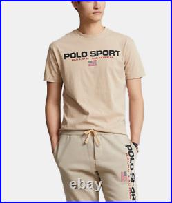 Polo Ralph Lauren Flag Logo Tee T-Shirt Classic Fit Pure Cotton Top BNWT L