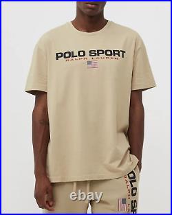 Polo Ralph Lauren Flag Logo Tee T-Shirt Classic Fit Pure Cotton Top BNWT L