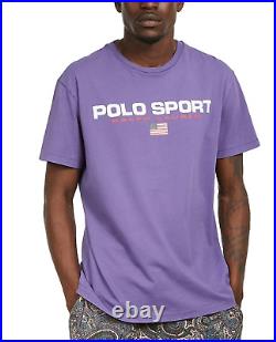 Polo Ralph Lauren Flag Logo Tee T-Shirt Classic Fit Pure Cotton Top Bnwt-Rrp