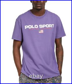 Polo Ralph Lauren Flag Logo Tee T-Shirt Classic Fit Pure Cotton Top Bnwt-Rrp