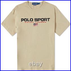 Polo Ralph Lauren Flag Logo Tee T-Shirt Classic Fit Pure Cotton Top New XL