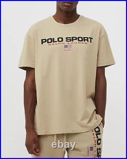 Polo Ralph Lauren Flag Logo Tee T-Shirt Classic Fit Pure Cotton Top New XL