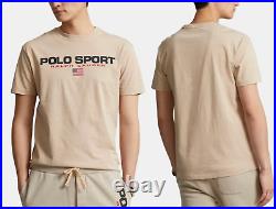 Polo Ralph Lauren Flag Logo Tee T-Shirt Classic Fit Pure Cotton Top XXL