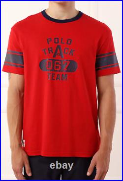 Polo Ralph Lauren Track Team Tee Shirt Classic Fit Pure Cotton Top XL