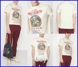 Polo Ralph Lauren Vintage Logo Tee T-Shirt Classic Fit Cotton Top New M