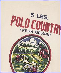Polo Ralph Lauren Vintage Logo Tee T-Shirt Classic Fit Cotton Top New M