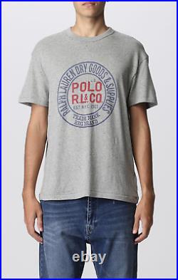 Polo Ralph Lauren Vintage Logo Tee T-shirt Shirt Classic Fit Cotton Top New XXL