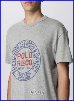 Polo Ralph Lauren Vintage Logo Tee T-shirt Shirt Classic Fit Cotton Top New XXL