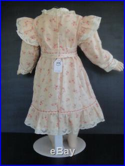 Printed cotton french Doll Dress Antique Style for 24-26 doll Old or Modern
