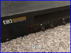 QSC a42 power amplifier tested turns on Vintage Old Style Heavy Duty As Is GS13