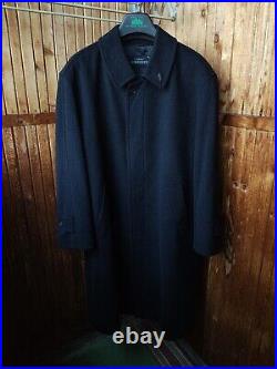 RARE Commander Wool Coat Men's Size L Pure Wool Trench Gaenslen & Volter Fab NEW