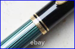 RARE Old Style 1980's Vintage PELIKAN R400 Green Striate Rollerball MINT RARE Old Style 1980's Vintage PELIKAN R400 Green Striate Rollerball MINT