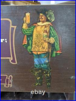 RARE VINTAGE 1950'S OLD STYLE LAGER BEER CIGARETTE Pack BACK BAR DISPLAY SIGN