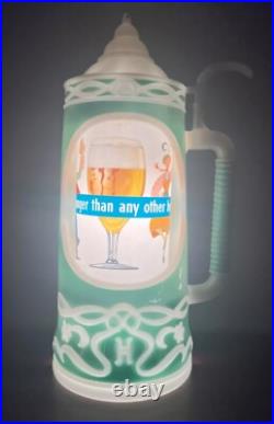 RARE Vintage Heileman's OLD STYLE Beer Stein MOTION Bar Light Sign! SEE VIDEO RARE Vintage Heileman's OLD STYLE Beer Stein MOTION Bar Light Sign! SEE VIDEO