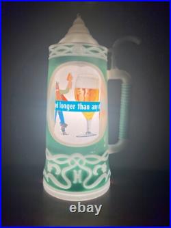 RARE Vintage Heileman's OLD STYLE Beer Stein MOTION Bar Light Sign! SEE VIDEO RARE Vintage Heileman's OLD STYLE Beer Stein MOTION Bar Light Sign! SEE VIDEO