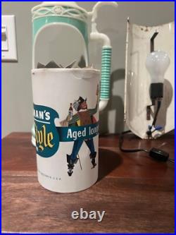 RARE Vintage Heileman's OLD STYLE Beer Stein MOTION Bar Light Sign! SEE VIDEO RARE Vintage Heileman's OLD STYLE Beer Stein MOTION Bar Light Sign! SEE VIDEO