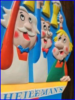 RARE Vintage Heileman's Old Style Die Cut Beer Sign