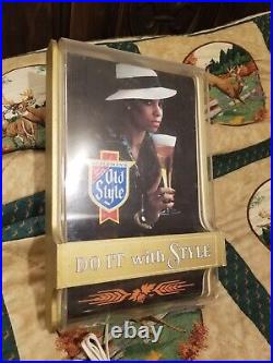 RARE Vintage OLD STYLE Black Americana Beer Sign Very FEW & FAR BETWEEN ONLY 1