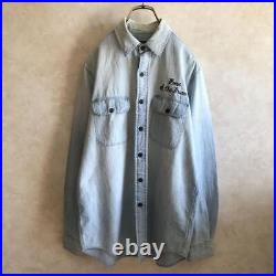 Ralph Lauren Stars and Stripes Old Style Work Shirt Blue S
