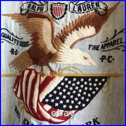 Ralph Lauren Stars and Stripes Old Style Work Shirt Blue S