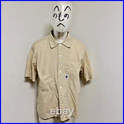 Rare 90s Vintage POST O'ALLS Short Sleeve Shirt Old Tag, Made in Japan, Size M