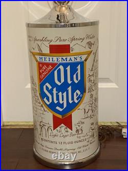 Rare Vintage Heileman's Old Style Beer Table Lamp Light 25 Tall Rare Vintage Heileman's Old Style Beer Table Lamp Light 25 Tall